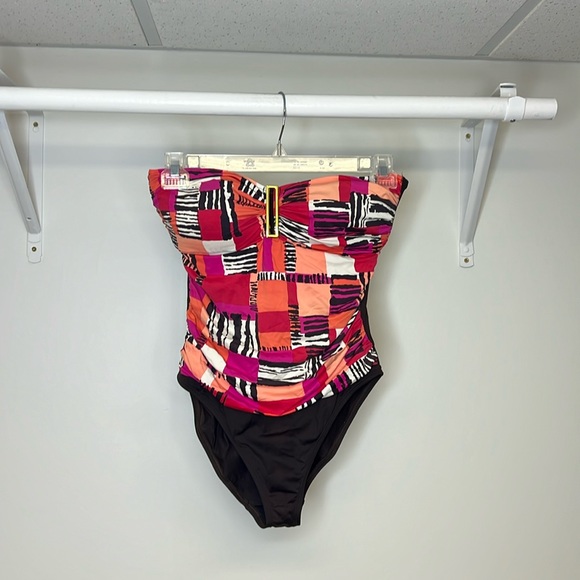 La Blanca Other - La Blanca Strapless One Piece Swimsuit- 12